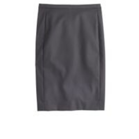 J. Crew Dresses & Skirts - J. Crew No. 2 pencil skirt cotton twill gray